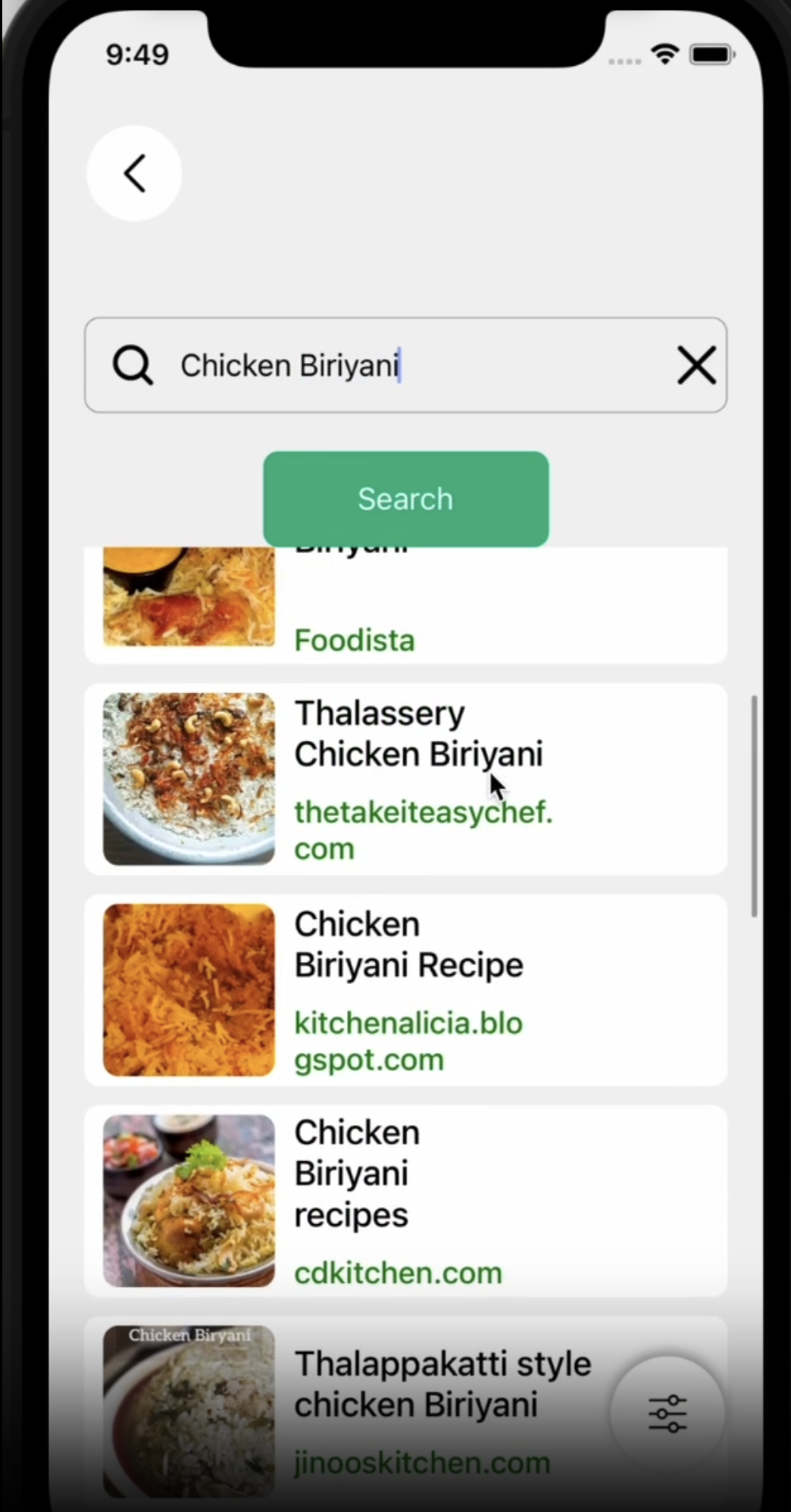 Recipe Finder